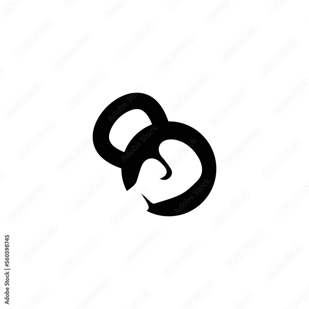 The logo design is combination dumbbell and glove boxing The logo design is combination dumbbell and glove boxing