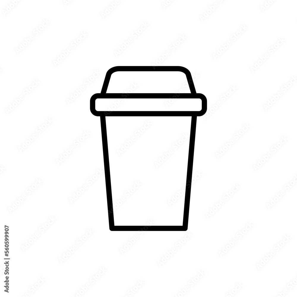 Disposable cup icon vector design templates Disposable cup icon vector design templates