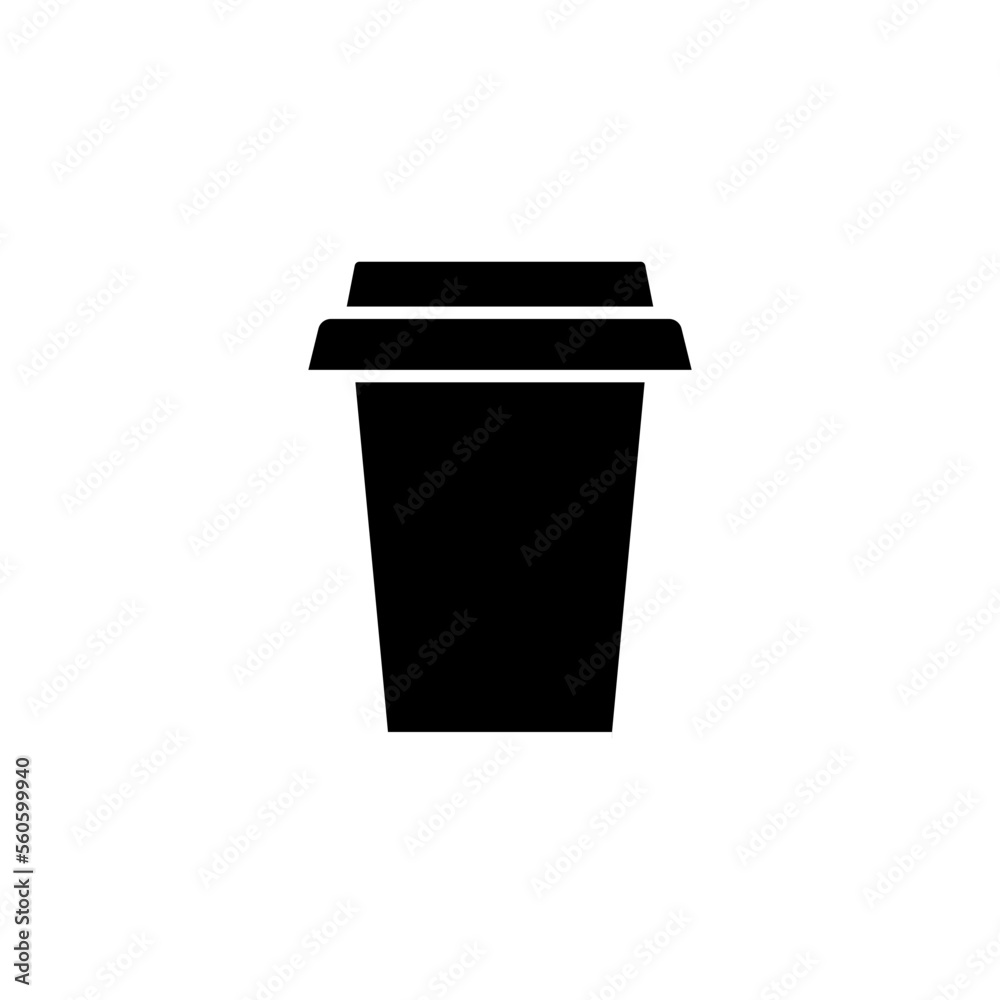 Disposable cup icon vector design templates Disposable cup icon vector design templates