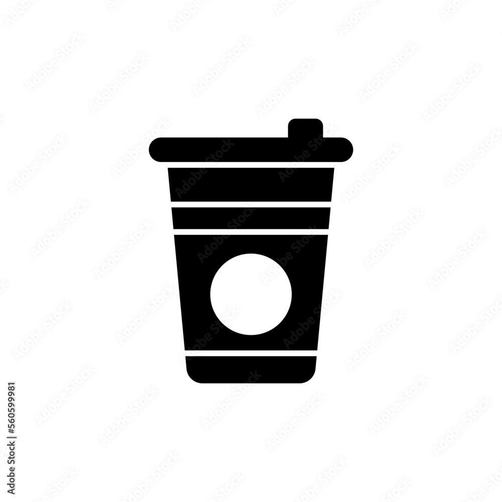 Disposable cup icon vector design templates Disposable cup icon vector design templates
