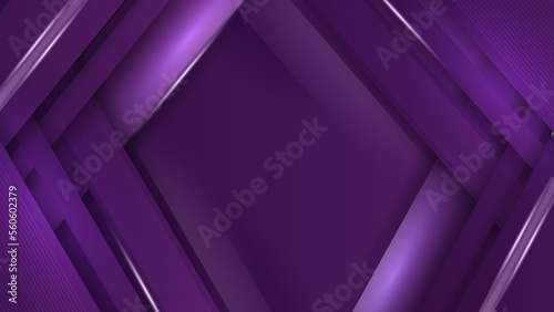 Abstract polygonal digital purple geometric shape subtle vector technology background.