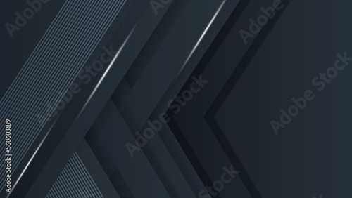 Black wave abstract vector abstract background.