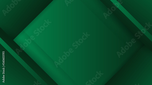 Green wave abstract vector abstract background.