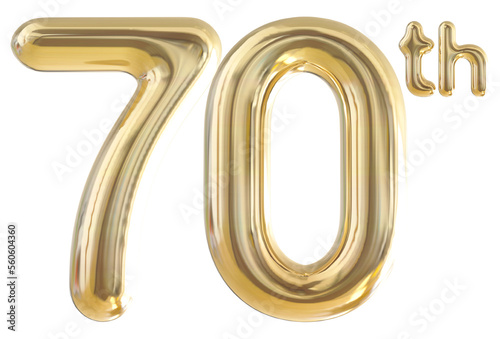 70th anniversary numbers gold celebrate with generative AI
