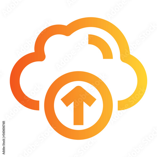 upload gradient icon