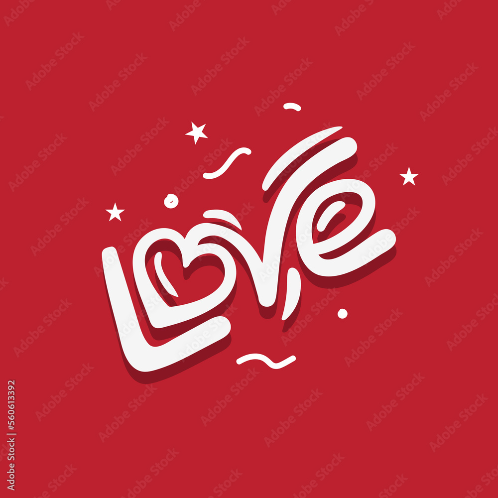 Valentine's day Vector typography and lettering card design with heart pattern background. valentine's day text, card, T shirt illustration.