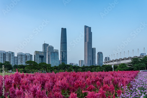 Aerospace Guangzhou Urban Architecture Landscape Skyline © 昊 周