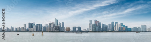 Hangzhou Financial Area Architectural Landscape panorama