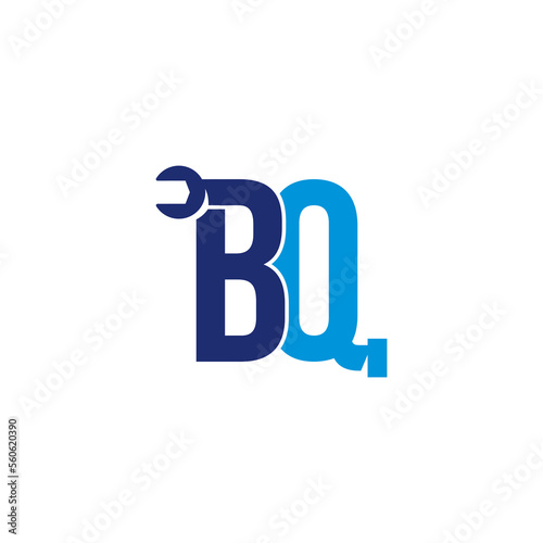 Letters BQ Pipe and Wrench Logo Design 001 Free Download Letters BQ Pipe and Wrench Logo Design 001 - GFXLoad