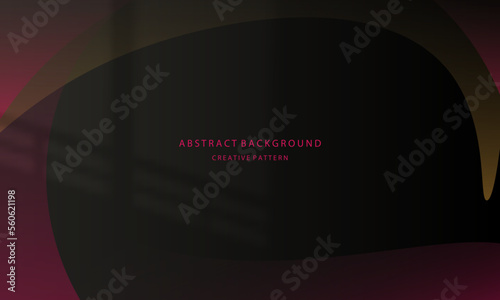 abstract background geometric gradient pink color ,orange, grey liquid waves shadow overlay eps 10