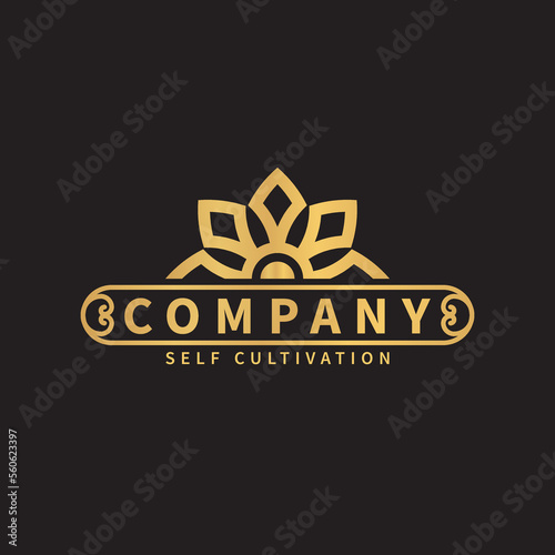 arabian arabesque logo design template
