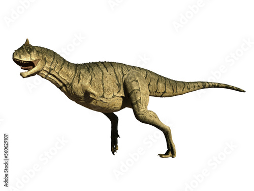 dinosaur carnotaurus  3d render