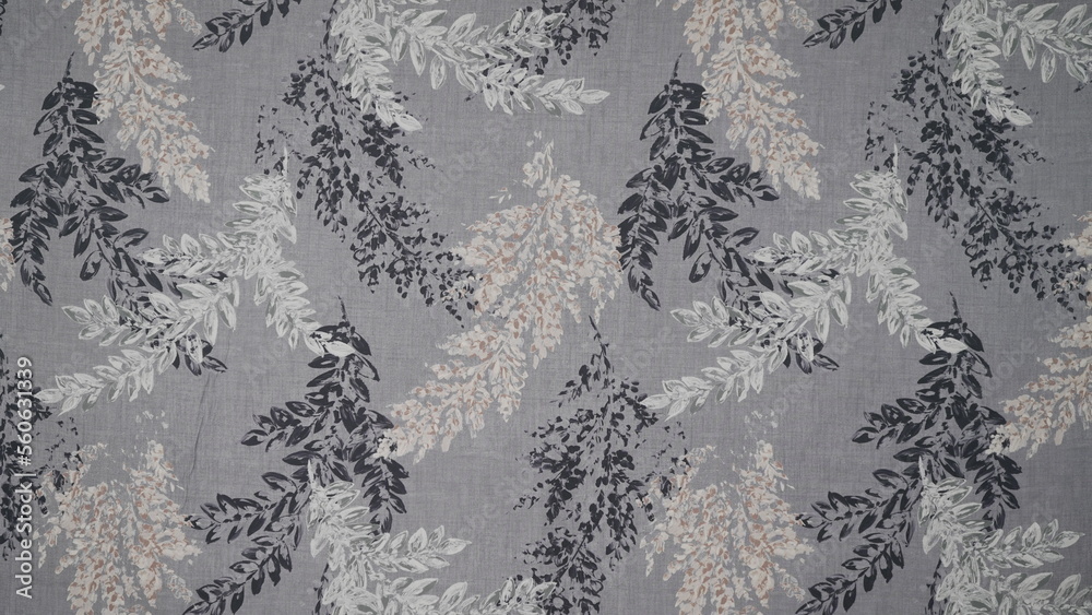 leaf design Graphics texture on Fabric leaf design Graphics texture on Fabric