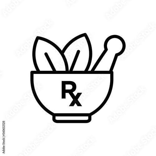 mortar and pestle icon vector design template in white background