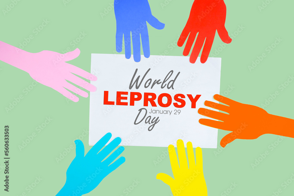 Fototapeta premium World Leprosy Day illustration design