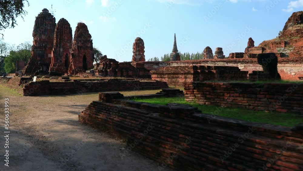 Aerial view of temples in the province of Ayutthaya Ayutthaya Historical Park Thailand
Aerial view of temples in the province of Ayutthaya Ayutthaya Historical Park Thailand