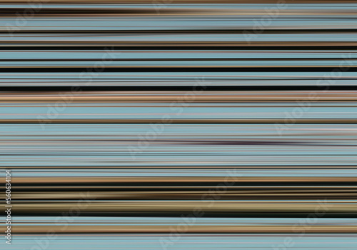 Blue Brown horizontal stripes gradient design art for backgrounds. Blurred Motion. Vector Illustration.