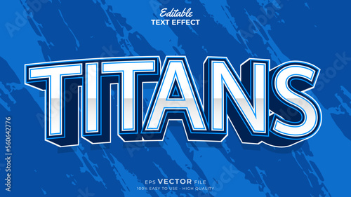 Editable Text Effects for American Football Sports Events Team