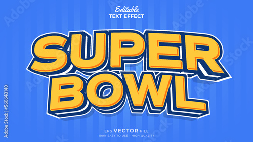 Editable Text Effects for American Football Sports Events Team