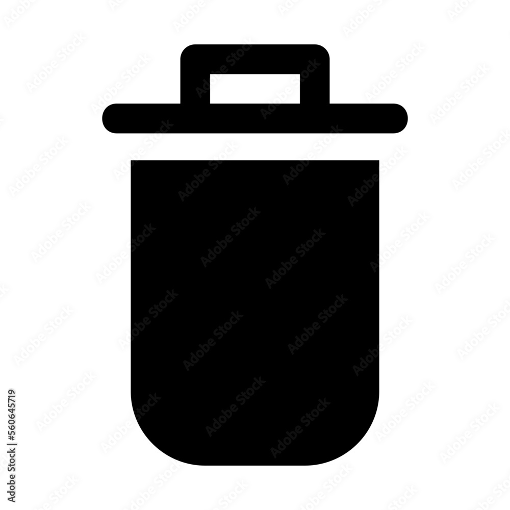 trash can vector icons isolated sign symbol vector illustration - high quality black style vector icons trash can vector icons isolated sign symbol vector illustration - high quality black style vector icons