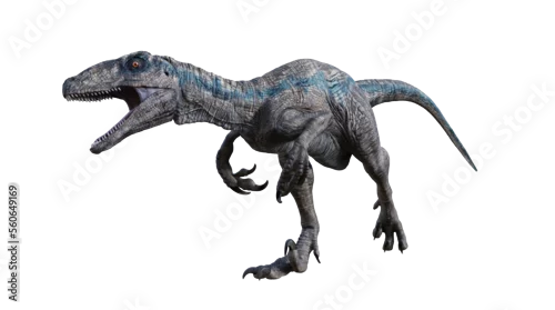 Obraz velociraptor tyrannosaurus rex dinosaur 3d render