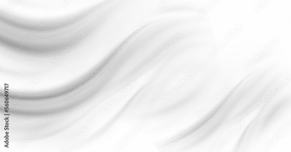 white cloth background abstract with soft waves