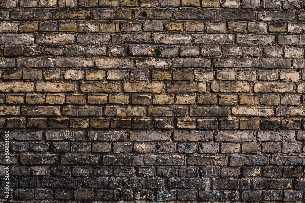 Fototapeta premium Old brick wall texture. Grunge background