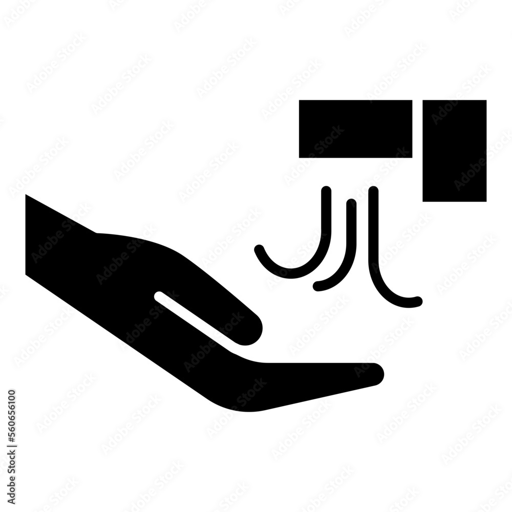 drying hands icon drying hands icon