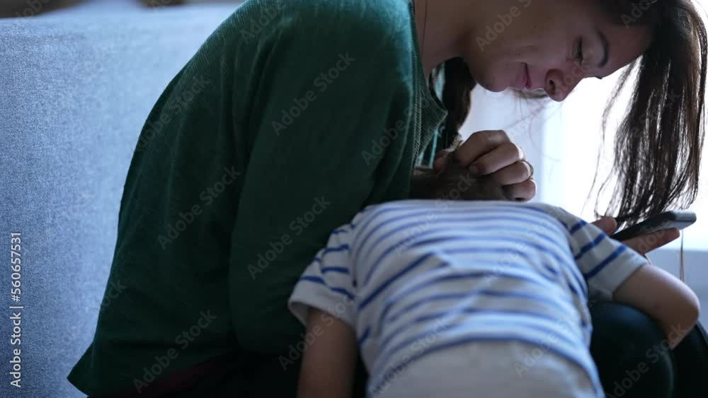 Mother consoling hurt child. Parent embracing little boy. Love family lifestyle caressing toddler kid Mother consoling hurt child. Parent embracing little boy. Love family lifestyle caressing toddler kid