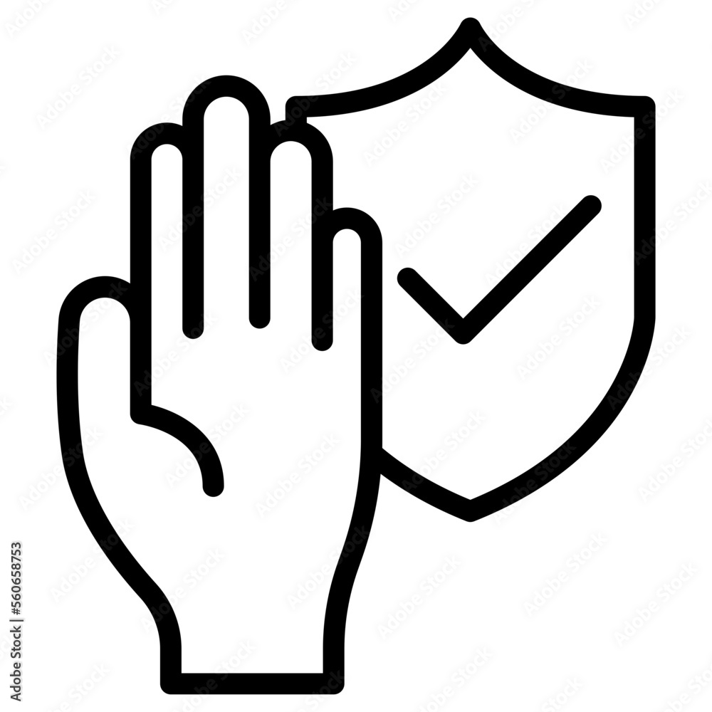 hand protection icon