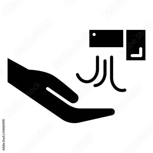 drying hands icon