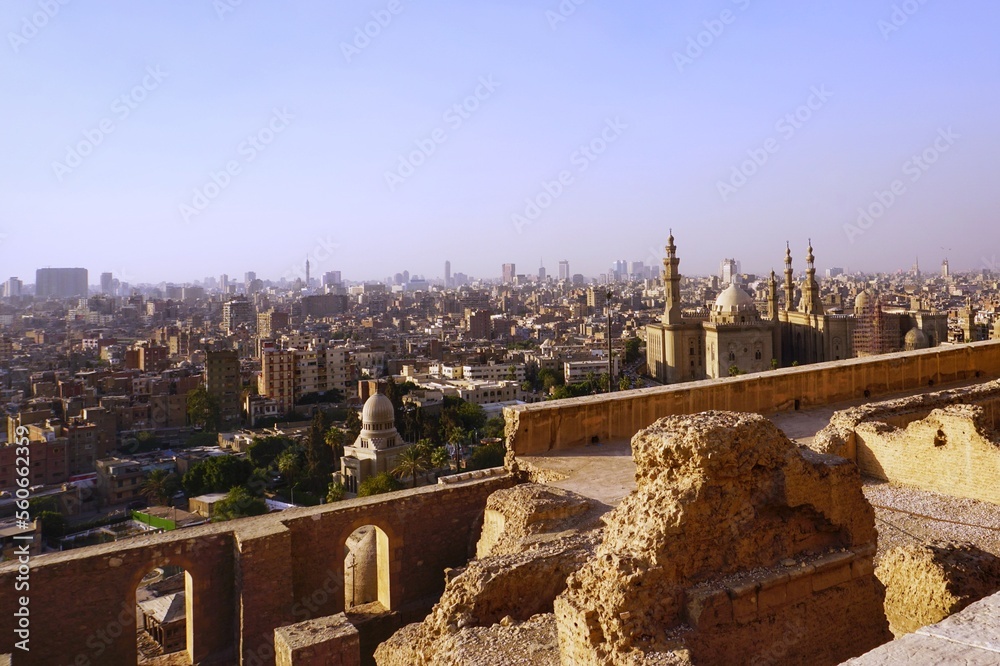 View of Cairo city in Egypt