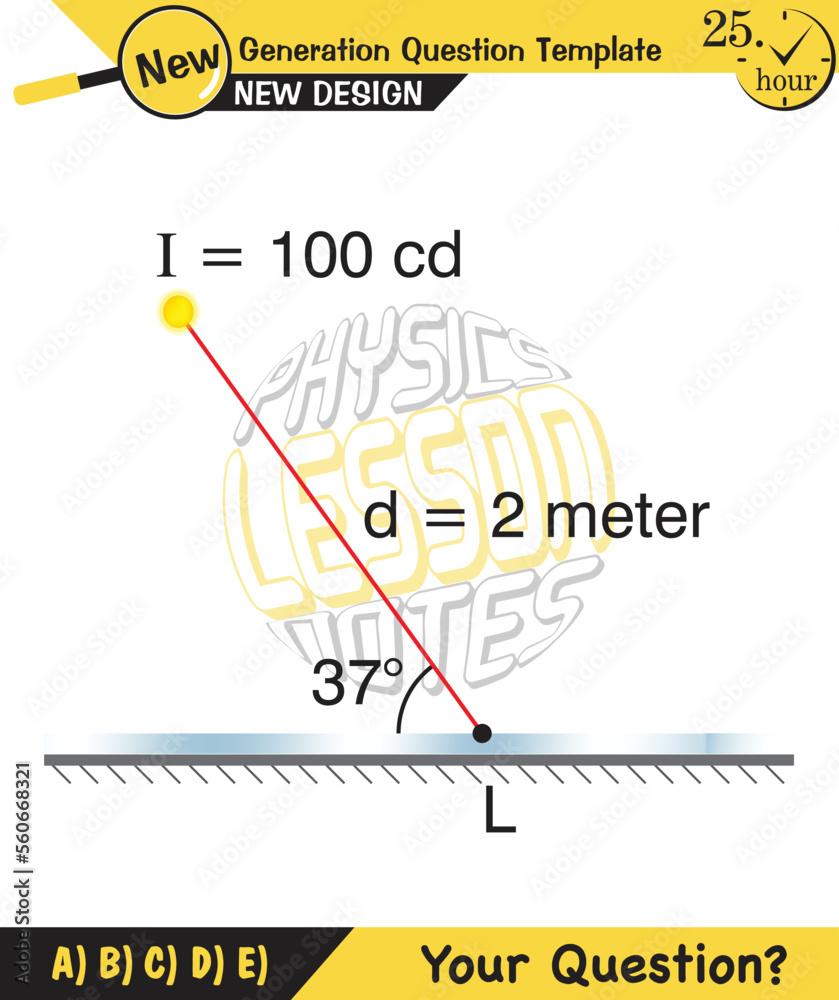 Physics, shadow experiments, optics, shadow formation with light ...