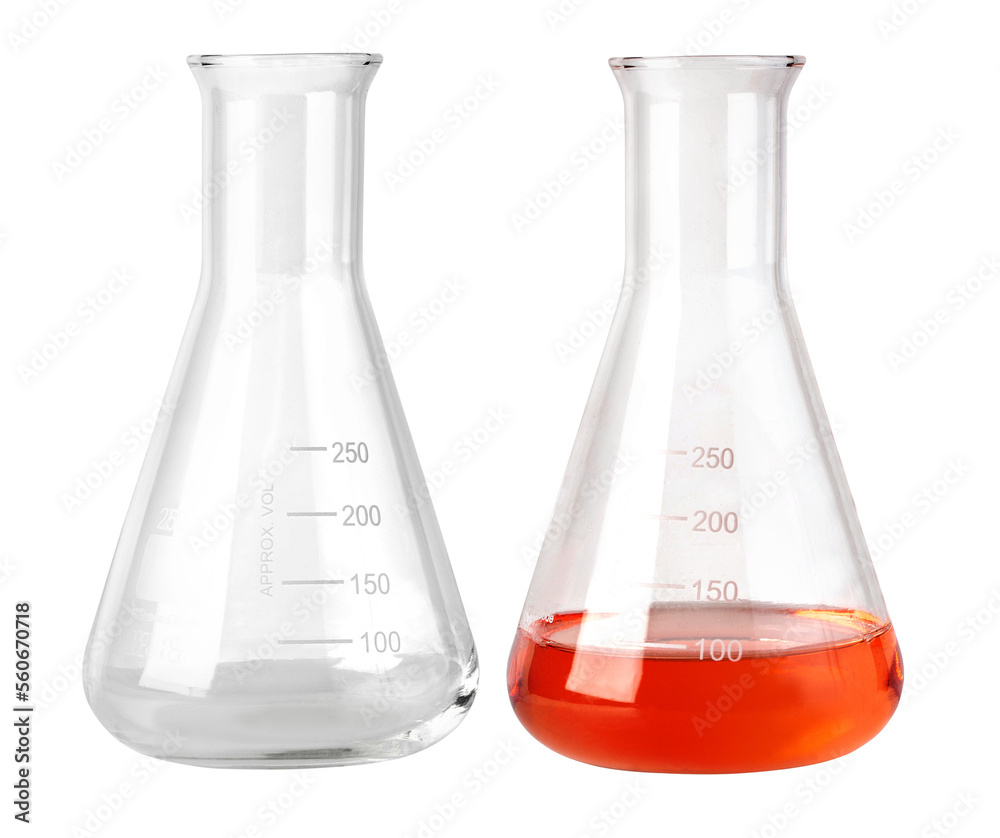 Flask on transparent background Flask on transparent background