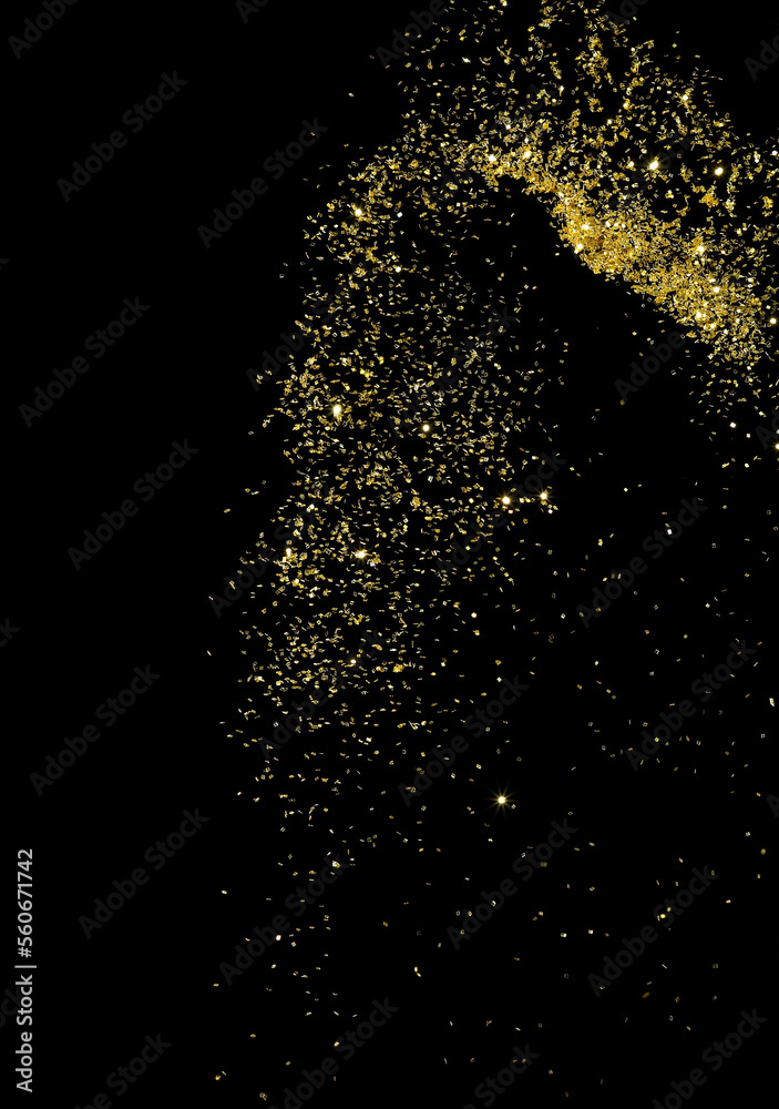 Obraz premium Explosion Paillettes d'or