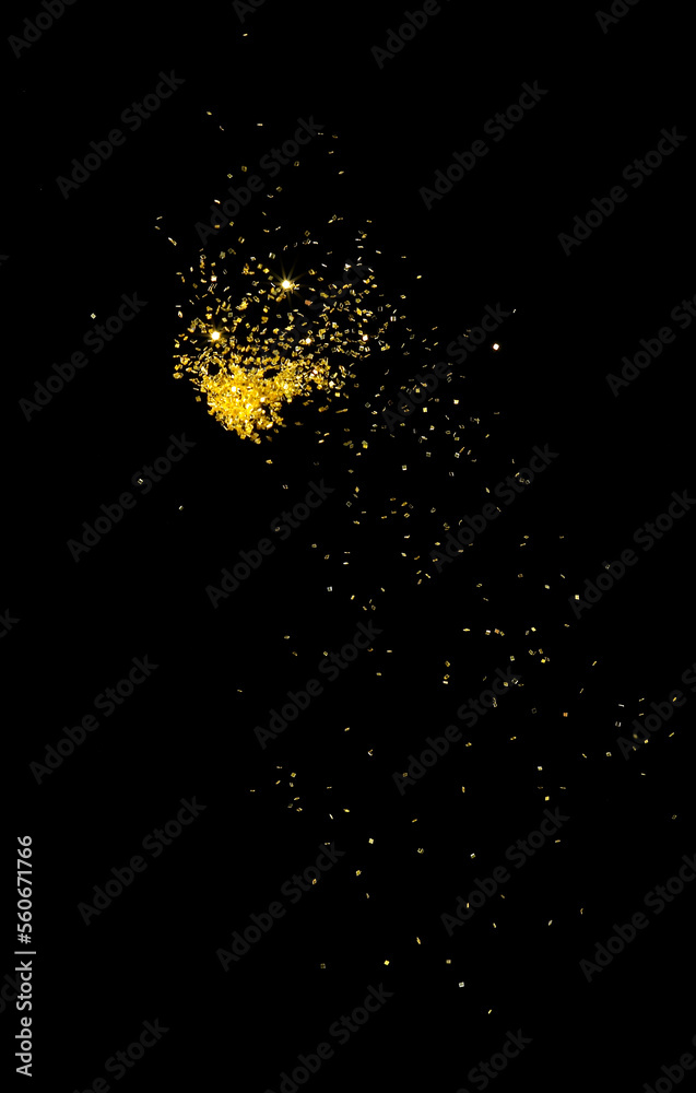 Explosion Paillettes d'or
