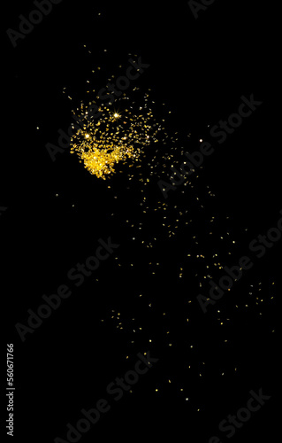 Explosion Paillettes d'or 