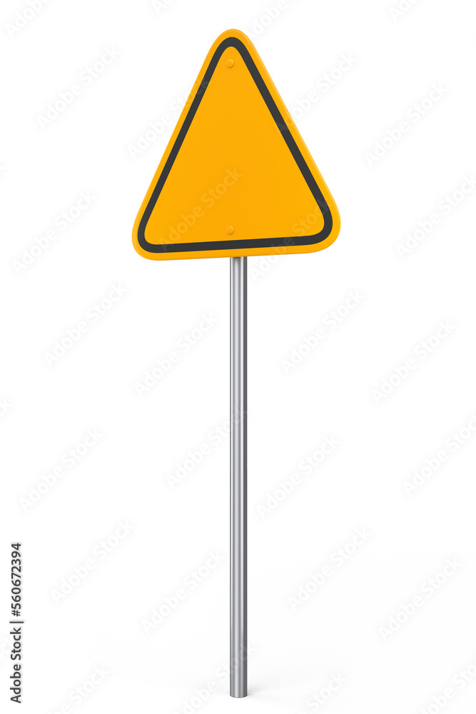 Road traffic signs on pole isolated on white background. Road traffic signs on pole isolated on white background.