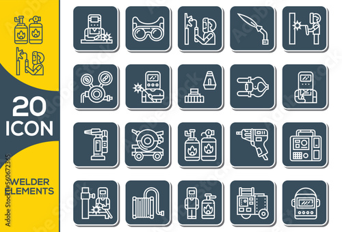 WELDER ICON DESIGN SET 