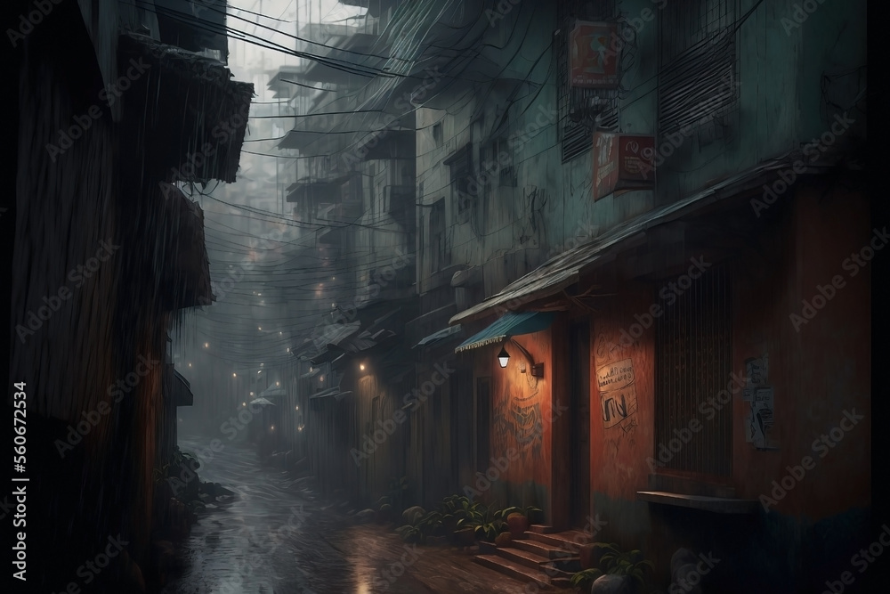Katchi urban alley Katchi urban alley