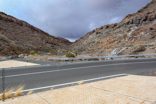 Summer road on a beautiful holiday day and free space