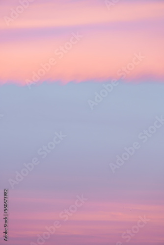 Obraz na płótnie Stunning sunset with beautiful shades of orange, pink, purple and blue colors. Wallpaper, natural background with copy space. w salonie