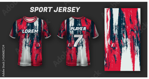 Sport jersey design fabric textile for sublimation