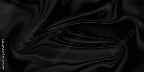 Blake silk background . Blake fabric and satin silk background texture . abstract background luxury cloth or liquid wave or wavy folds of grunge silk texture material or smooth luxurious .