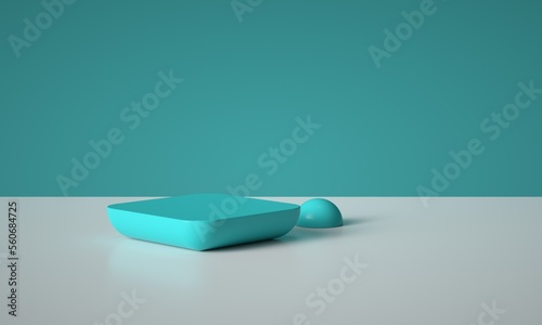3D rendering of promotional background