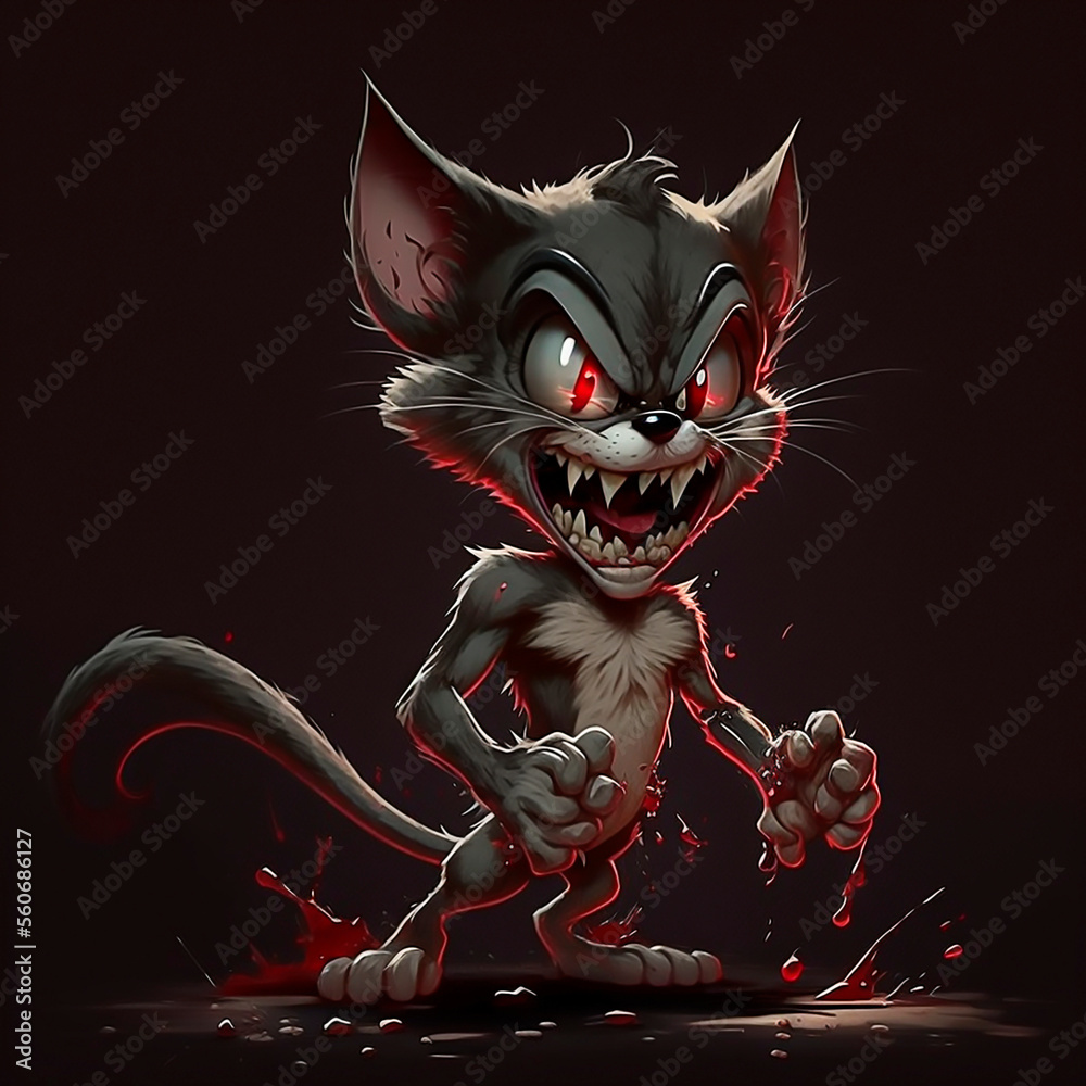 Fototapeta murder cat