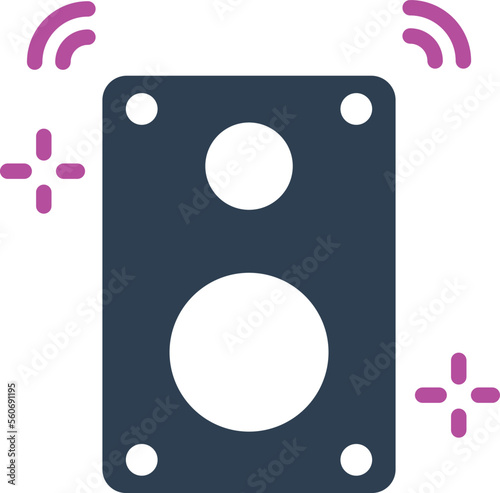 Party Woofer Vector Icon
