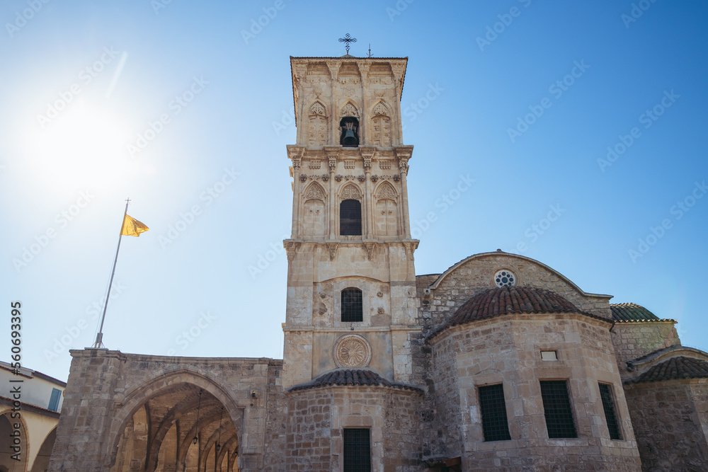 Obraz premium Church of Saint Lazarus on Saint Lazarus Square in Old Town of Larnaca city, Cyprus island country