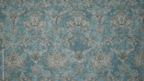 blue painted wall Graphics  texture on Fabric photo