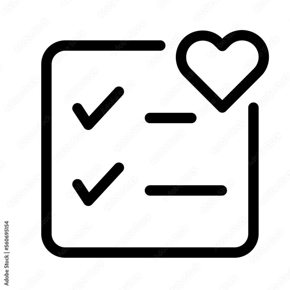 love health document notes checkmark icon love health document notes checkmark icon